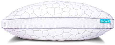 Shredded Memory Foam Pillows for Sleeping Cooling with Adjustable Loft Sleeping Bed Pillow for Side and Back Sleeper Hypoallergenic Pillow with Washable Pillow Cover (1Pack