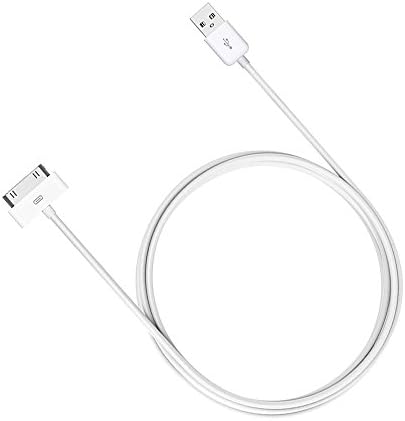 iPhone 4 s Charger Cable, White 10 Ft USB Sync and Charging Cable for iPhone 4/4s, iPhone 3G/3GS, iPad 1/2/3, iPod