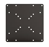 HumanCentric VESA Mount Adapter Plate for TV Mounts | Convert 75 x 75 and 100 x 100 to 200 x 200 mm VESA Patterns | Includes Hardware Kit