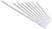 Spring Steel White Boning Stays - 1/2" Width - 12" Length (4 Pieces)