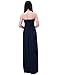 HDE Women's Strapless Maxi Dress Plus Size Tube Top Long Skirt Sundress Cover Up (Navy, 2X)