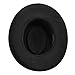 Eddy Bros. Gambler Hat Rustic American with Silver Conchos, Black, M