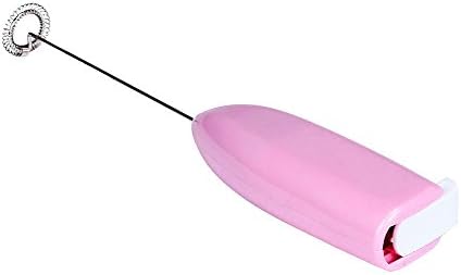 Fashion Hot Drinks Milk Frother Mixer Stirrer Egg Beater Egg Beater Milk Frother Mixing Cooking Tools (Pink)