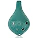 6 Hole Ocarina Ceramic Ocarina Wine Bottle Style Ice Crack Glazed Craft China Blue - Alto C, Gift Idea