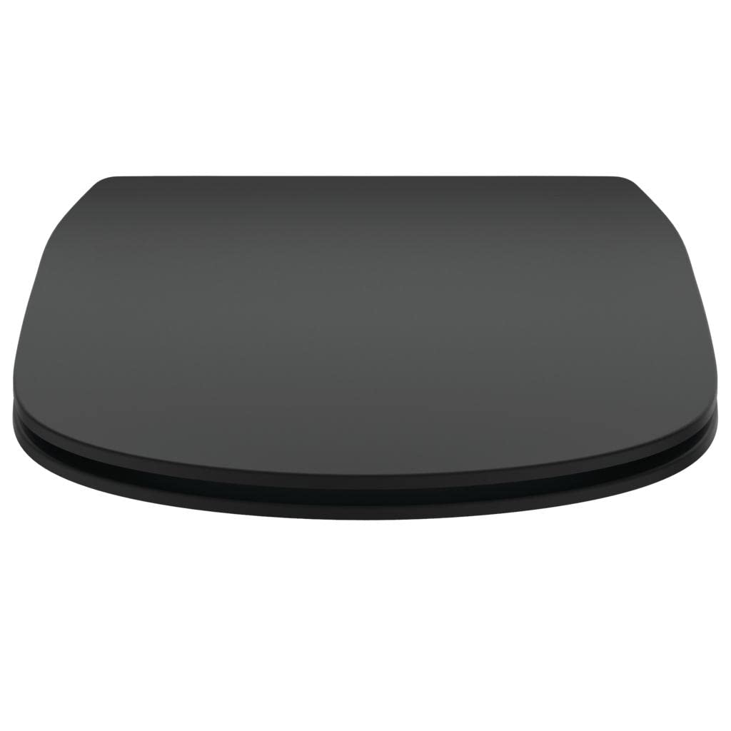 Ideal Standard T3527V3 Tesi Slim seat with Soft-Close seat for Tesi WC, Color: Silk Black. — image 1