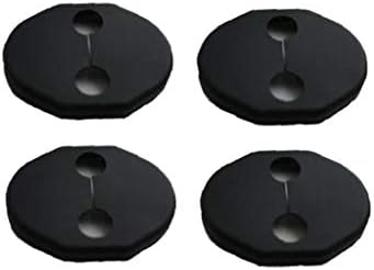 Alarm Clock 4pcs Car Door Striker Cover Lock Protector Car Waterproof Dustproof Door Lock Decoration Cover Door Lock Cover Sticker Car Door Lock Bukle Protector Cover Compatible for Mazda Cx-5 Black