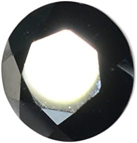 Black Spinel Round Unset Faceted 10mm