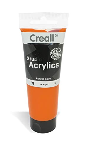 American Educational Products A-33709 Creall Studio Acrylics Tube, 120 mL, 09 Orange