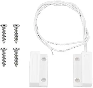 Wired NC Door Window Sensor Magnetic Switch for Home Alarm System Anti-theft Security Equipent - 20 Pair/Set