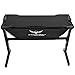 GTRACING Gaming Desk Racing Computer Table with LED Light PC Stand Ergonomic Durable Z-Shaped E-Sports Desk Home Office Workstation GTZ01 Black