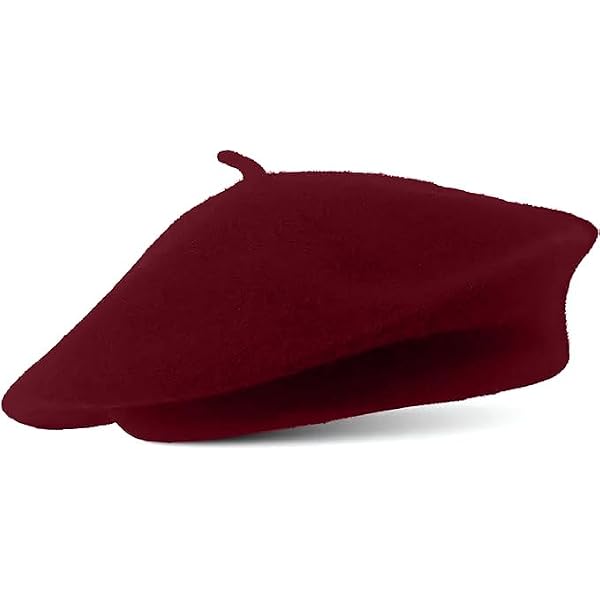 Gllutt Beret Hat French Style Stretchy Knitting Solid Color  display picture 3