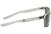 Nike Golf Men's Unrest Rectangular Sunglasses, Wolf Grey/Deep Pewter Frame, 57 mm