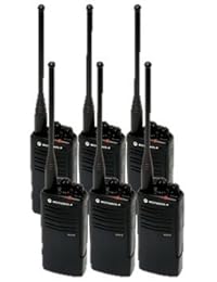 6 unidades de Motorola rdu4100 Two Way Radio Walkie Talkies