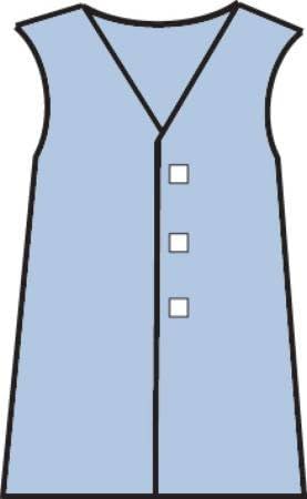 Medline Surgical Vest UltraGard Front Opening - 30 Per Case
