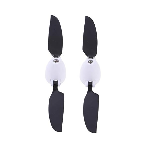 2 Pcs Ersatzpropeller Propeller für WLtoys F959 3 Kanal Flugzeug - Schwarz, Weiß – Bild 4