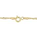 Kooljewelry Yellow Gold Over Silver Bead Station Singapore Chain Necklace (16, 18, 20,24 or 30 inch)