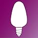 Philips LED Flicker-Free C7 Night Light Bulb, Non-Dimmable, 30 Lumen, Soft White Light (2700K), .05W=7W, E12 Base - Pack of 12