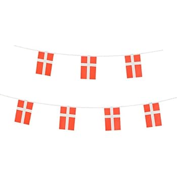 Amazon Com Lovevc Denmark Flag 100 Feet Danish Dane Flag
