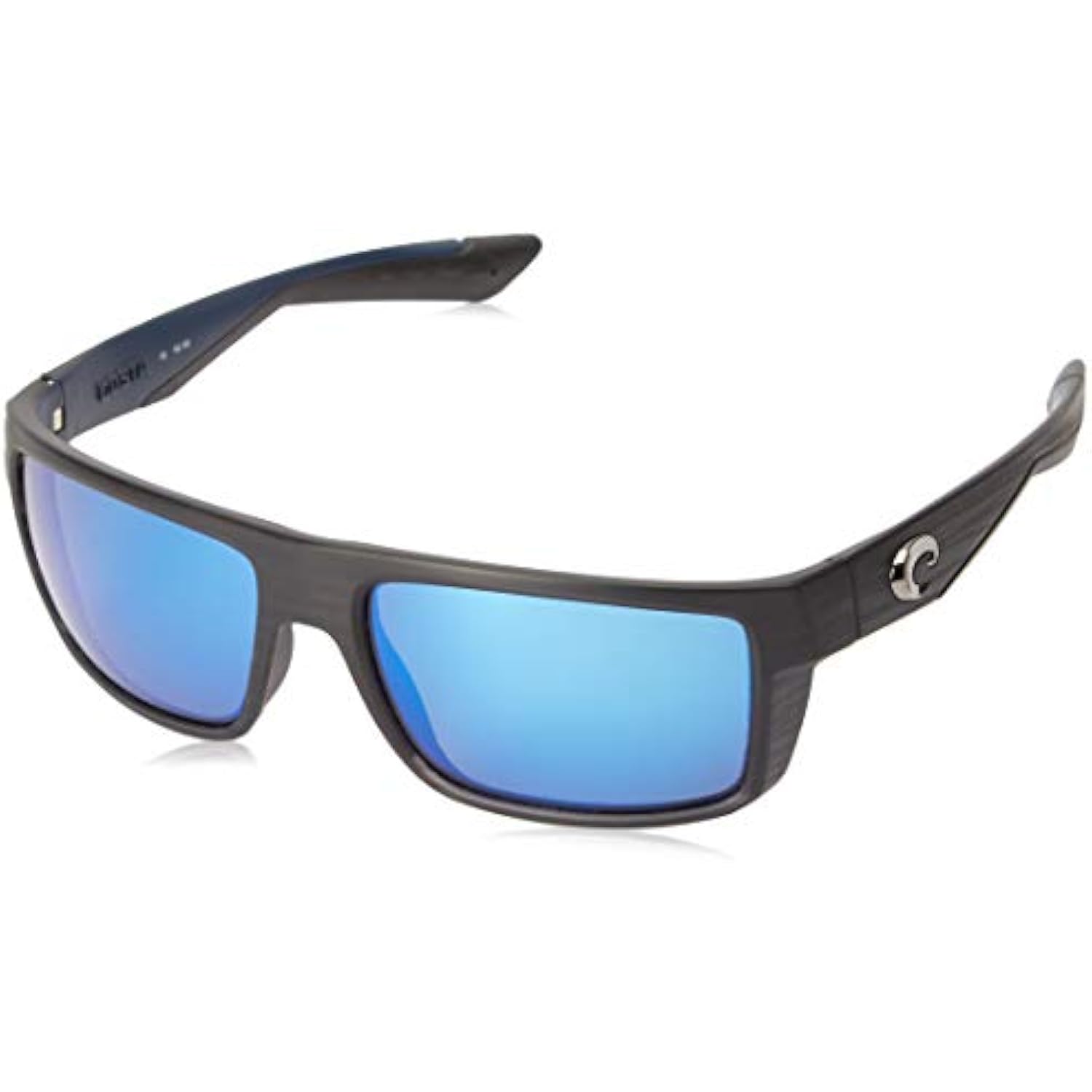 Costa Del Mar Men's Motu Sunglasses 580G Matte Black Teak-Blue Mirror 97963549509 | eBay