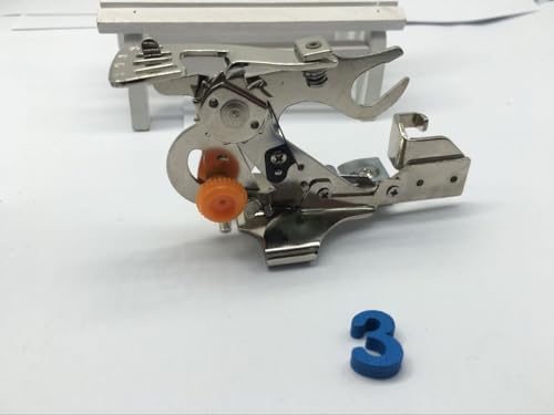 HONEYSEW Ruffler Foot for Singer Brother Juki Low Shank Sewing Machine (3 Style)