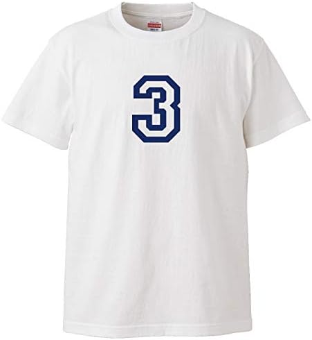 Amazon Tシャツ メンズ ナンバー 3 半袖 綿 100 よれない 透けない 長持ち プリントtシャツ コットン ギフト 人気 流行 ゆったり 5 6オンス ハイクオリティー Tシャツ カットソー 通販