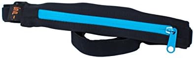 SPIbelt: Weather-Resistant Performance Series - No Bounce Belt Fits iPhone 6 Plus & Other Big Phones (Turquoise Zipper, 29? Through 52?)