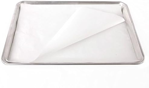 KitchenEsq Premium Parchment Paper Baking Sheets, Pan Liners, 100 count