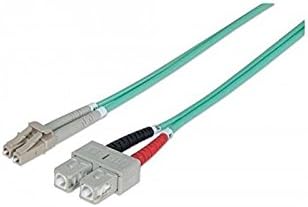 Intellinet Network Solutions 750912 LC/SC, 50/125 æm, OM3, 1.0 m (3.0 ft.), Aqua