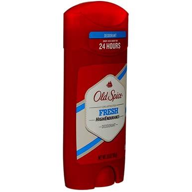 OLD SPICE HIGH ENDURANCE LONG LASTING DEODORANT FRESH 3 OUNCE (PACK OF 3)
