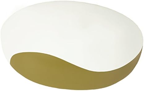 Tosel 31480 Zara, Ceramic/Eco Paint, Green/White, 295 x 110 x 150 mm, Green / White