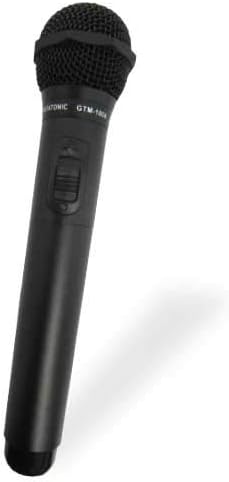 Amazon 期間限定ポイント5倍 カラオケマイマイク Gtm 100 ワイヤレスマイク 専用ポーチ付 ブラック Pa音響機器 楽器
