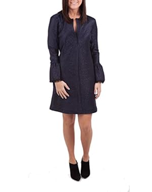 Theory Mailla-Linden Dress, Dark Ink, 4