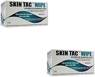 Torbot Group Inc Skin Tac"H" Adhesive Barrier Prep Wipe, Liquid Form, Latex-Free, Hypo-allergenic, 50 Count (2 Pack)