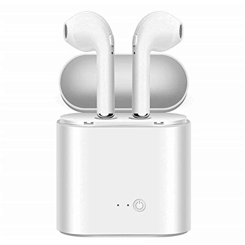 Bluetooth Headphones, Wireless Headphones Headsets Stereo in-Ear Earpieces Earphones with Noise Canceling Microphone, with 2 Wireless Built-in Mic Earphone and Charging Case for Most MIN001 - Thumbnail 2