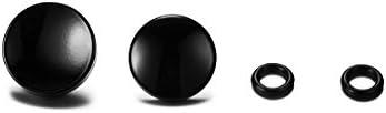 2PCS Metal Camera Shutter Release Black Button, [11mm Concave]+[10mm Convex] Shutter Release Button for Fujifilm X100F X100T X100S XPRO-1 X-PRO2 X-E2 X-E2S X30 X-T10 X-T20 STX-2, Leica M3 M6 M7 M8 M9