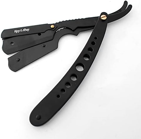 Saudi Razor Straight Edge Razor for Men Shaving and Professional Barbers – Matte ...