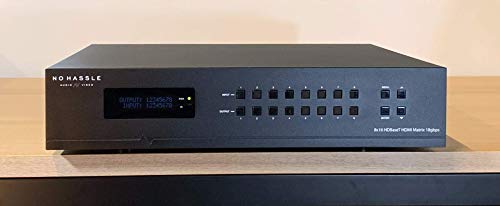 8x16 8x8 HDR 18GBPS HDbaseT 4K Matrix Switcher ARC Downscaling 16x16 with 8 Receivers HDMI 2.0a 2.0 CAT6 CAT5e HDMI HDCP2.2 Routing SPDIF Audio CONTROL4 Savant Home Automation - Thumbnail 7