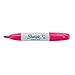SHARPIE Permanent Markers, Broad, Chisel Tip, 12-Pack, Magenta (1783339)