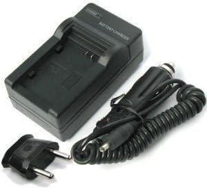 EPG SONY NP-FM500H / NPFM500H Battery Charger Compatible with Sony Alpha DSLR A100, A200, A300, A350, A700, A900 also fit SONY NP-FM30, NP-FM50, NP-FM70, NP-FM90, NP-QM50, NP-QM70, NP-QM90 with an Extra EURO Plug and AC Car Adapter