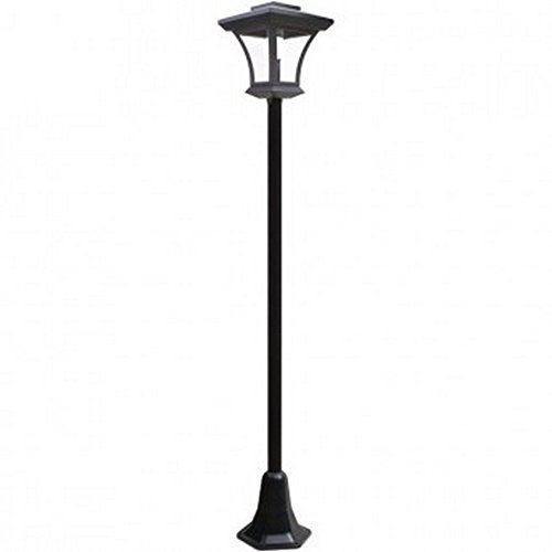 RETHINK 155022 Solar Outdoor LED Post Light – ONE YEAR Warranty