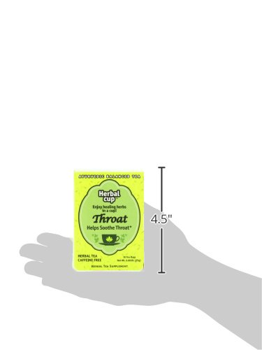 Herbal Cup Herbal Tea, Throat, 16 Tea Bags - Thumbnail 5