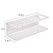 Liry Products Crystal Clear Acrylic Rack 10 Slot Dry Erase Marker Eraser Holder Wall Mount Storage Organizer Supplies Caddy Whiteboard Accessories