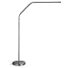 daylight Slimline LED Floor Lamp, Brushed Chrome