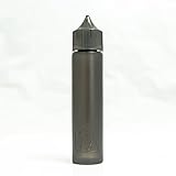 Chubby Gorilla LDPE 60ML Unicorn Bottles (White, Black, Blue, Red, & Pink) (10, Black)