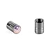 DSYCAR US American Flag Style Logo - Bike Motorcycle Car Tires Valve Stem Caps for Car styling Decoration - 4Pcs/Box - Black -
