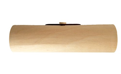 Natural Wood Box Tube Case for Organization Storage of Make Up Pencils Brushes Nail Manicure Art First Aid Potpourri Medical Supplies Presentation Gift Box