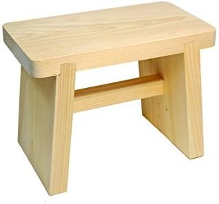 Hinoki Pure Wood Large Size Bath Stool H250 Type by Hinoki Japan