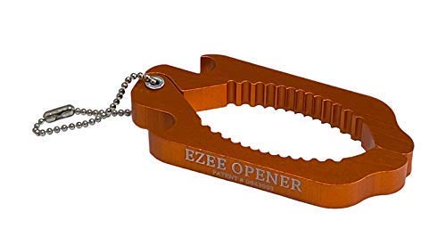 Ezee Opener - (Orange) Aluminum Keychain Multi use