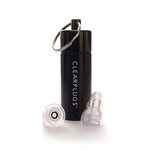 ClearPlugs High Fidelity Invisible Ear Plugs Discreet Sound Preserving Hearing Protection for