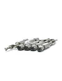 Huele SAE avellanadora de brocas Tap Combinación deburr Hex Bit HSS 1 4 Vástago Kit de herramientas, conjunto de 6